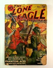 Lone Eagle Pulp Dec 1939 Vol. 19 #3 PR Low Grade picture