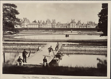 France, Château de Fontainebleau, Militaires sur le parterre, ca.1880, print vi picture