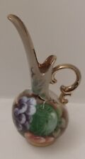 Small Gilded Hand Painted Pitcher or Ewer 7