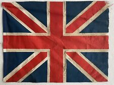 Vintage WWII United Kingdom Union Jack Parade Flag 15” X 11.5” picture