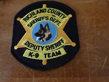 SOUTH CAROLINA RICHLAND COUNTY SHERIFF DEPART DEPUTY   K9   OFFICER  bx 12 #33 picture