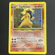 Pokemon Card Typhlosion 17/111 Holo Neo Genesis Unlimited Rare WOTC / LP-EX picture