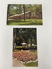 Winona Lake Christian Assembly Indiana 2 Postcards 1960s Chrome Bible Conference picture