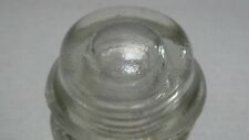 Hemingray Glass Insulator - Clear - No 45 - Lot 24-48 - Made in USA - Blemished picture
