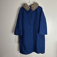 ILGWU Union Made Vintage Coat Blue Womens picture