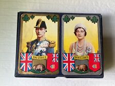 Rare King George VI /Queen Elizabeth Deck of Cards, Full decks, Original Box picture