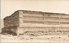 OAXACA, MEXICO ~ Mitla Ruins ~ Patio De Las Grecas ~ RPPC Vintage Postcard picture