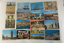 Vintage Estate Lot of 15 Postcards Greece Jerusalem Naval Shipyards 1970’s -80’s picture