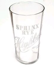 Antique Pre Prohibition Sphinx Rye Highball John Walsh & Co Etched Whiskey Glass picture