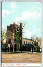 Original Old Vintage Antique Postcard All Saints Church Ashmont, Massachusetts picture