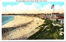 Postcard Dover Bluffs Long Beach York Maine B178 picture