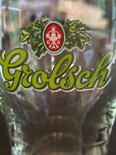 GROLSCH 8 OUNCE BEER GLASS HOLLAND IMPORTED BREWERIANA 4 1/2