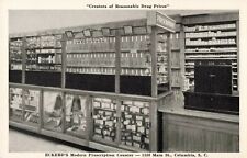 Eckerd's Modern Prescription Counter, Columbia, South Carolina SC - c1950 VTG PC picture