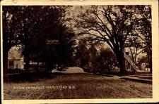 A VIEW ON MAIN ST. -HAMPSTEAD N.H.-VINTAGE 1910 POSTCARD -BK42 picture