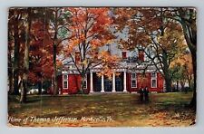 Monticello VA-Virginia, Home of Thomas Jefferson, c1912 Vintage Postcard picture