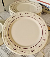 Longaberger Pottery Luncheon Plate Woven Traditions RED  9
