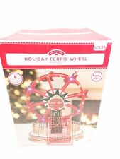 Holiday Ferris Wheel Musical Christmas Decoration 12 Songs Battery Operated picture