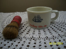 Vintage Sulton Old Spice Shaving Mug & Brush Ship Grand Turk Salem 1786 picture