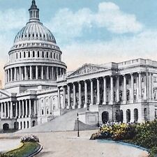 US Capital Building Washington DC Vintage Postcard picture