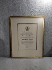 Original Lyndon B. Johnson Inauguration Invitation Hanging Framed 12x16” picture