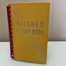 1937 Kitchen Scrap Book Vintage Reilly & Lee Company Spiral Binding NOS VTG MCM picture