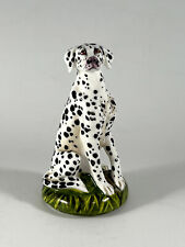 Halcyon Days Bonbonnieres Dalmatian Dog Trinket Box LID ONLY England Figurine picture
