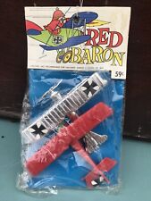Red Barron Planes 1960s Era Toys New In Package Rare picture