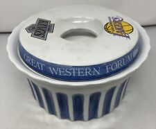 LA Great Western Forum Cookie Jar/Casserole Dish Gretzky-Era Kings Logo 1988-96 picture