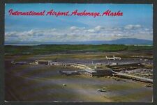 International Airport Anchorage AK postcard 1970s picture