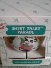 SHIRT TALES PARADE vintage 1993 GLASS CHRISTMAS ORNAMENT by HALLMARK original bx picture