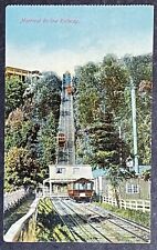 Postcard Montreal Incline Railway Trains up Mountain Color Ca 1910 Mint Cond Wow picture