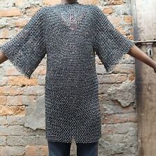 Titanium Chainmail Shirt Medieval Chainmail Armour All Ring Done Riveted  picture