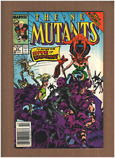 New Mutants #84 Newsstand Marvel Comics 1989 ACTS OF VENGEANCE FN/VF 7.0 picture