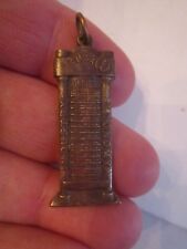 VINTAGE INDUSTRY SOBRIETY ECONOMY OMSA COMPANY METAL PENDANT - TUB BBA-9 picture