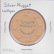 Vintage $1 Card Room chip from Silver Nugget Casino (1960s) Las Vegas picture