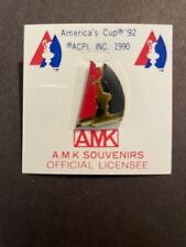 AMERICA'S CUP 1992 VINTAGE SAIL BOAT LAPEL PIN AMK SOUVEIRS picture