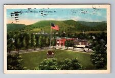 Port Allegany PA-Pennsylvania, Birds Eye View over City Antique Vintage Postcard picture