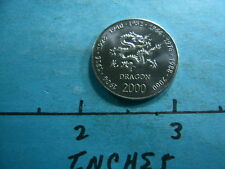 DRAGON 2000 SOMALIA 10 SHILLINGS COIN LUNAR CHINESE SERIES SHARP K-3 picture