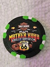Harley Davidson Poker Chip Famous Route 66 Mother Road HD Kingman AZ NEW picture