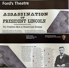 Newest FORD'S THEATRE NHS - DC   NATIONAL PARK SERVICE UNIGRID BROCHURE  Map picture