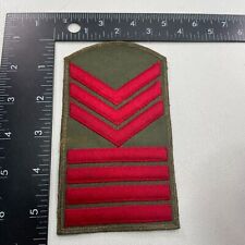 UNKNOWN, Possibly Foreign RANK STRIPES Military Patch 39WZ picture