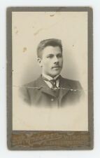 Antique CDV Circa 1870s Handsome Young Man With Mustache Andersen Wiborg Russia picture