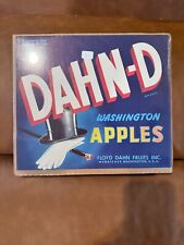 Vintage Dahn'D Apples Paper Advertisement Sign picture