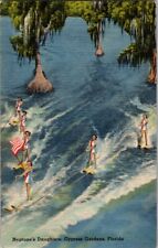 Vintage Postcard Neptune's Daughters Cypress Gardens FL Florida 1948       E-670 picture