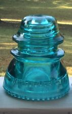 Antique Vintage Hemingray No 42 Predrilled Glass Insulator DIY Light Lamp picture