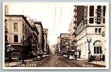 Postcard Portland Oregon 1920 Bowling St Liberty Theatre Western Union RPPC   picture