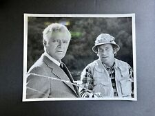 Barnaby Jones Press Photo 1973 Actors Buddy Ebsen and William Shatner picture