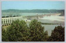 Conowingo Dam Maryland Aerial View 1960s Vintage Postcard picture