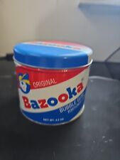Vintage 1993 Topps Original Bazooka Bubble Gum Tin Empty 4.2 Ounce picture