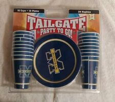 University of Michigan U of M Tailgate Party ~ Cups, Plates & Napkins NEW picture